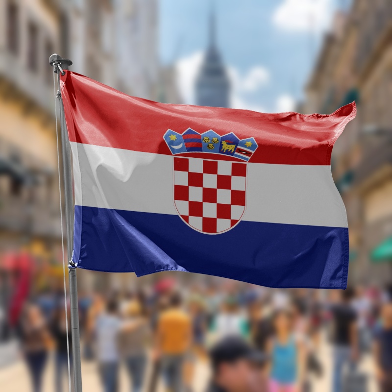 bandera de croacia