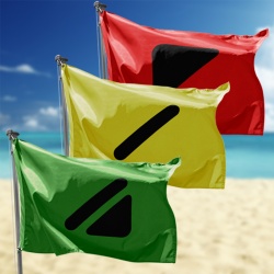 Banderas playa pack 3