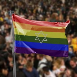 bandera orgullo gay israel