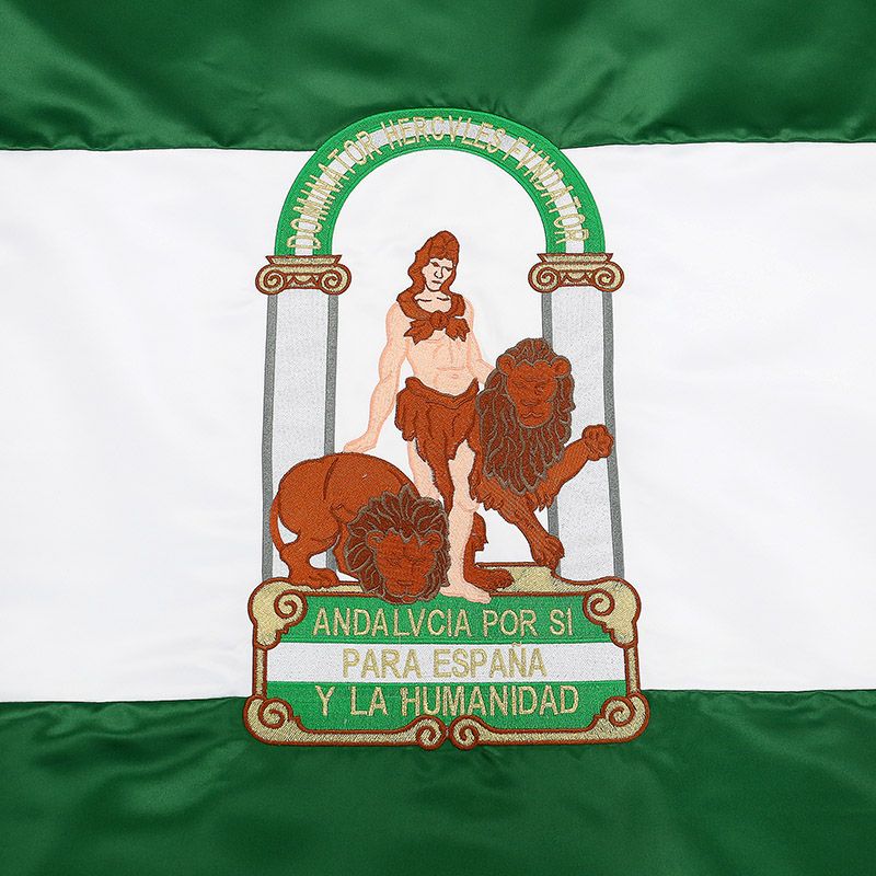 escudo bandera andalucia bordada